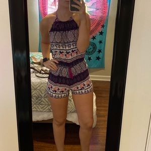 boho/paisley romper